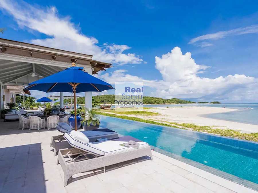 Chaweng Beach – Luxury 4-Bed Pure Beachfront Villa